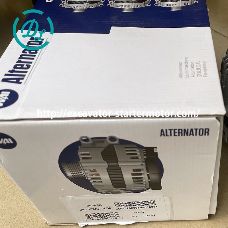 EexcavaStart 24V 100A Bagger Lichtmaschine A004TR5188 1516176 1525447 0