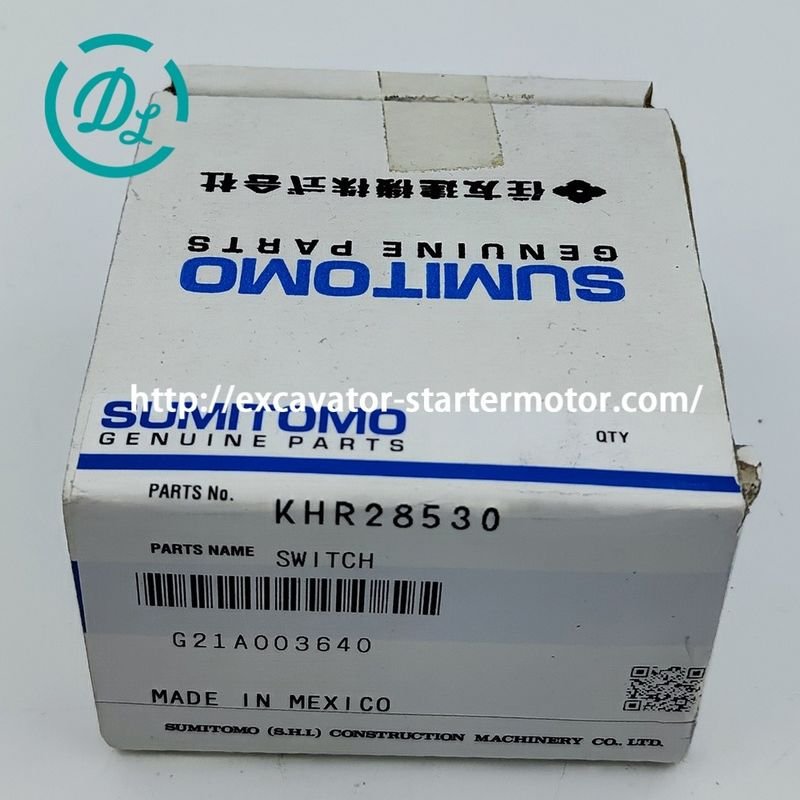 एक्स्कवास्टार्ट सुमितोमो SH225X-3B खुदाई करने वाला स्टॉप स्विच KHR28530 24V OEM 3