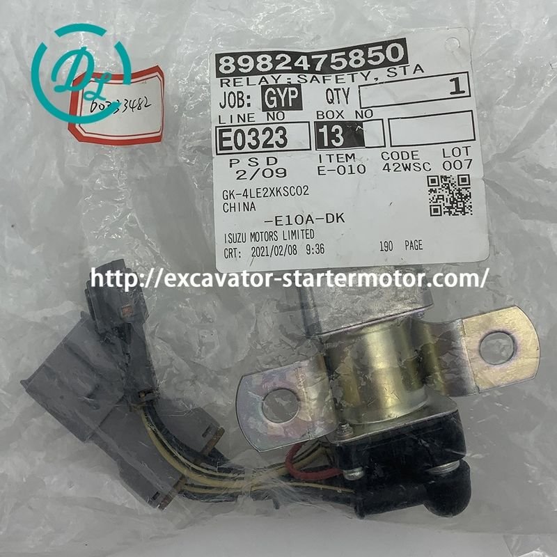 EexcavaStart ISUZU 4HK1 6HK1 Relay di avvio OEM 60333482 8982475850 0