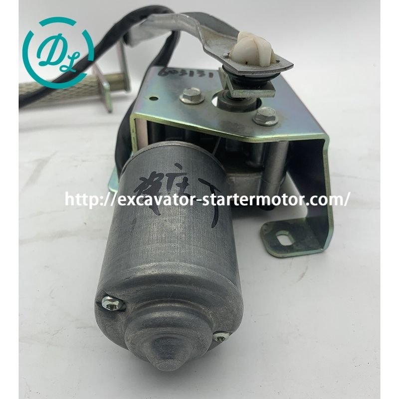 Cụm M&ocirc; tơ Gạt Mưa M&aacute;y X&uacute;c Sany SY75C EexcavaStart 60313171 24V 0