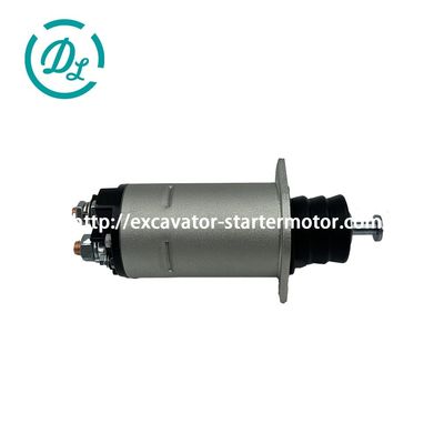 EexcavaStart 4HK1 Starter Solenoid 24V for ZX200-3 CX240B Excavator, OEM/reference 4HK1