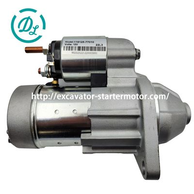 EexcavaStart DL 12V 3400 Excavator Starter Motor OEM 119125-77010, OEM/reference 119125-77010
