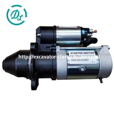 EexcavaStart Yuchai 4108 Engine Excavator Starter Motor 24V QDJ254 QDJ2692, OEM/reference QDJ254 QDJ2692