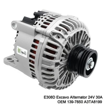 pt207835809-eexcavastart_cat_e308d_excavator_alternator_24v_30a_oem_139_7850_a3ta8199