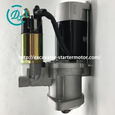 EexcavaStart 10 Teeth Starter M3T56172 5I7716 114-6864 0R1091 for Misubishi S6K, OEM/reference M3T56172 5I7716, Excavator Starter Motors, product view 4