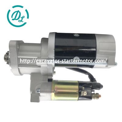 EexcavaStart 10 Teeth Starter M3T56172 5I7716 114-6864 0R1091 for Misubishi S6K, OEM/reference M3T56172 5I7716, Excavator Starter Motors, product view 2