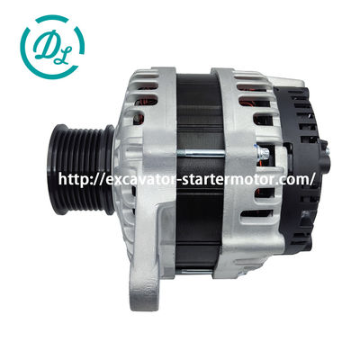 Heavy equipment alternator for a charging-system diagnostic sequence