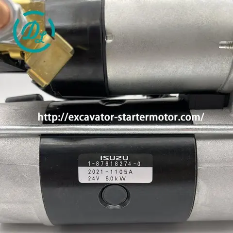 1811003080 4.5kW 24V 11T Starter Motor for Hitachi ZX330 ZX350, OEM/reference 1811003080, Starter Motor, product view 2