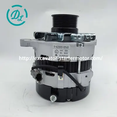 0-35000-4648 8980182040 24V 50A Alternator for Isuzu 4JJ1, OEM/reference 0-35000-4648, 24V 50A Alternator, product view 4