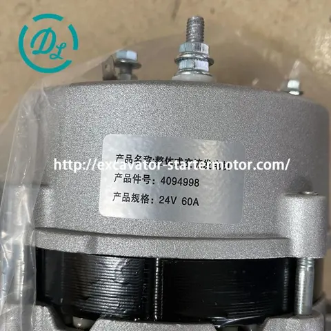 4094998 24V 55A Alternator for Cummins K19 K38 K50 L10 Engines, OEM/reference 4094998, Alternator, product view 2