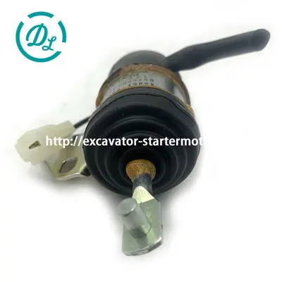 16851-60014 Fuel Shut Off Solenoid for Kubota Z482 D722, OEM/reference 16851-60014, Fuel Shut Off Solenoid, product view 5