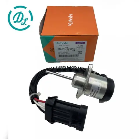 1G925-60011 Fuel Stop Solenoid for Kubota V2403, OEM/reference 1G925-60011, Fuel Stop Solenoid, product view 2