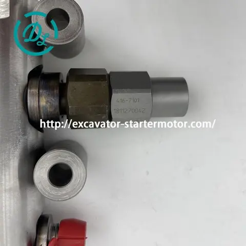 438-3414 Fuel Rail Assembly for Perkins 1104D-E44T, OEM/reference 438-3414, Fuel Rail Assembly, product view 3