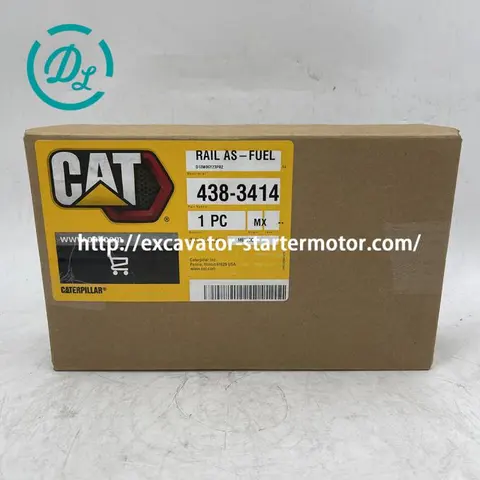 438-3414 Fuel Rail Assembly for Perkins 1104D-E44T, OEM/reference 438-3414, Fuel Rail Assembly, product view 4
