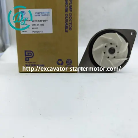 6754-61-1100 Water Pump for Cummins 6D107, OEM/reference 6754-61-1100, Water Pump, product view 5
