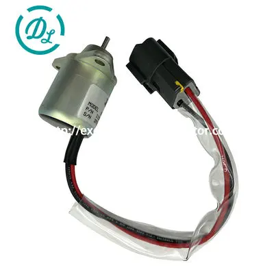 119233-77932 Fuel Shut Off Solenoid for VIO40-5 4TNV88, OEM/reference 119233-77932, Fuel Shut Off Solenoid
