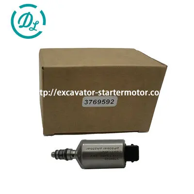 3769592 24V Hydraulic Solenoid Valve for Parker Kalmar Equipment, OEM/reference 3769592, Solenoid Valve, product view 3