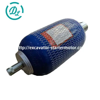 EHV10-330/90 10L 330 bar Bladder Accumulator for Hydraulic Power Systems, OEM/reference EHV10-330/90, 10 L High-Pressure Bladder Accumulator, product view 3