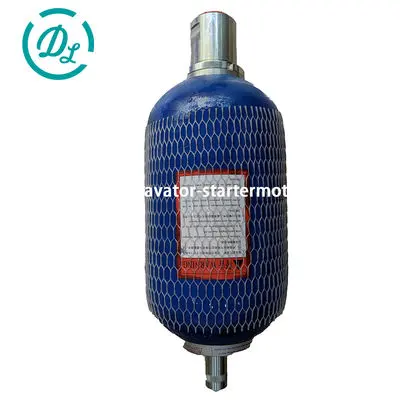 EHV10-330/90 10L 330 bar Bladder Accumulator for Hydraulic Power Systems, OEM/reference EHV10-330/90, 10 L High-Pressure Bladder Accumulator, product view 5