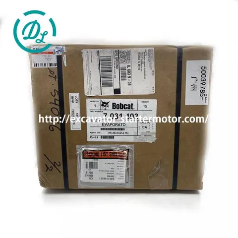 7031403 AC Evaporator Core for E32 E35 E42 E45 E50 E55 Excavators, OEM/reference 7031403, Air-Conditioning Evaporator Core, product view 2
