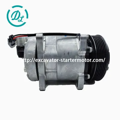 7279628 A/C Compressor for Bobcat A770 S630 S650 S770 T770 T870, OEM/reference 7279628, Air-Conditioning Compressor with Clutch, product view 4