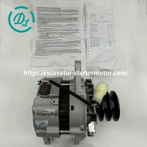20113N 24V 50A Alternator for Hitachi EX120 EX150, OEM/reference 20113N, Alternator, product view 2