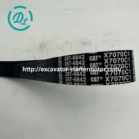 287-6842 8-Rib Fan Drive Serpentine Belt for C4.4 C6.6 C7.1, OEM/reference 287-6842, Fan Drive Serpentine Belt, product view 3