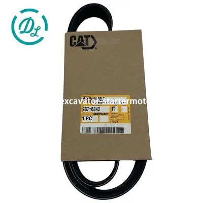 287-6842 8-Rib Fan Drive Serpentine Belt for C4.4 C6.6 C7.1, OEM/reference 287-6842, Fan Drive Serpentine Belt, product view 7