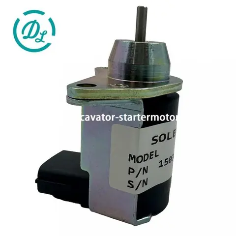 1503ES-3TNA72 Fuel Shut Off Solenoid for 3TNE88 3TNE78, OEM/reference 1503ES-3TNA72, Fuel Shut Off Solenoid, product view 4