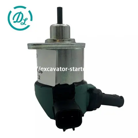 17208-60016 Fuel Shut Off Solenoid for Kubota V2403, OEM/reference 17208-60016, Fuel Shut Off Solenoid, product view 3