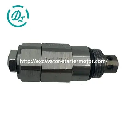 352-7123 38MPa Pilot Relief Valve for 320D 323 325 336 Excavators, OEM/reference 352-7123, Pilot-Operated Relief Valve