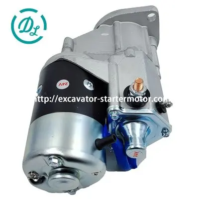 600-863-3210 24V 3.0kW 11T Starter Motor for Komatsu PC130-7 PC130-7K, OEM/reference 600-863-3210, Starter Motor, product view 3