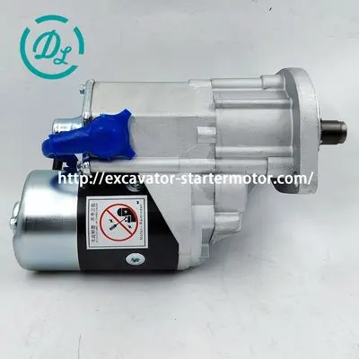 600-863-3210 24V 3.0kW 11T Starter Motor for Komatsu PC130-7 PC130-7K, OEM/reference 600-863-3210, Starter Motor, product view 4