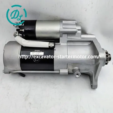 1-81100341-0 24V 11T Starter Motor for ZX470-3 6WG1, OEM/reference 1-81100341-0, Starter Motor, product view 2