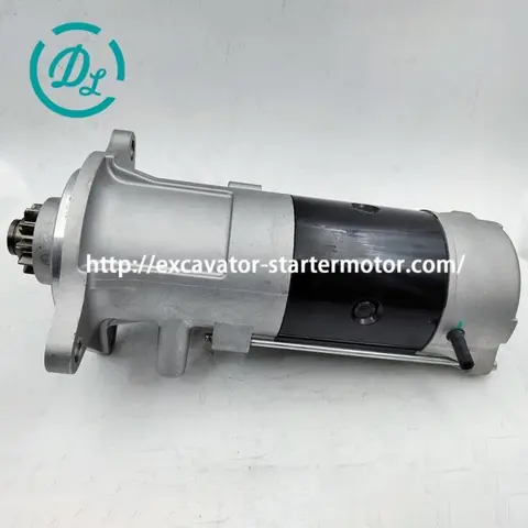 1-81100341-0 24V 11T Starter Motor for ZX470-3 6WG1, OEM/reference 1-81100341-0, Starter Motor, product view 3