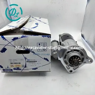 1-81100341-0 24V 11T Starter Motor for ZX470-3 6WG1, OEM/reference 1-81100341-0, Starter Motor, product view 6