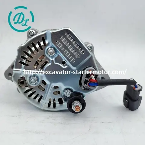 3863161 24V 40A Alternator for Komatsu 6D102, OEM/reference 3863161, Alternator, product view 2