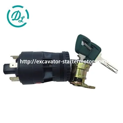 15082295 11039220 Starter Switch for Volvo L70D L90C A25D A30D, OEM/reference 15082295, Ignition / Starter Switch with Keys, product view 4