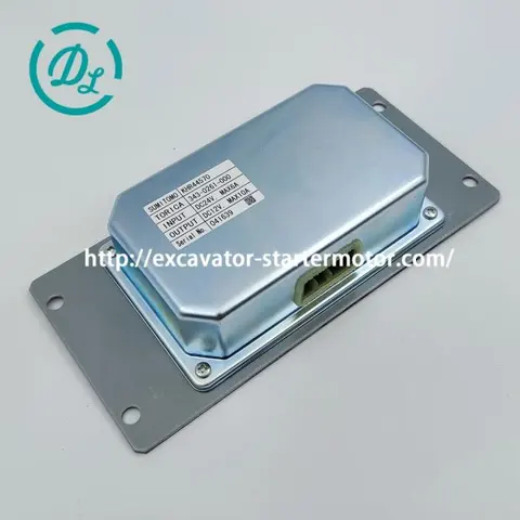 KHR44570 KHR2447 12V 10A DC-DC Converter for Sumitomo and Case Excavators, OEM/reference KHR44570, DC-DC Converter - 12V 10A Output, product view 5