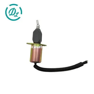 SA-5132-12 EHB4813-1 12V 3-Wire Fuel Shutoff Solenoid for Deutz Engines, OEM/reference SA-5132-12, 12V Three-Wire Fuel Shutoff Solenoid, product view 3