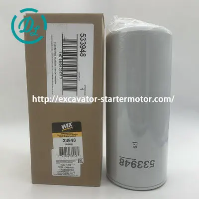 33948 5-Micron Fuel Filter for Komatsu PC400-7 SAA6D125E-3, OEM/reference 33948, 5-Micron Spin-On Diesel Fuel Filter, product view 5