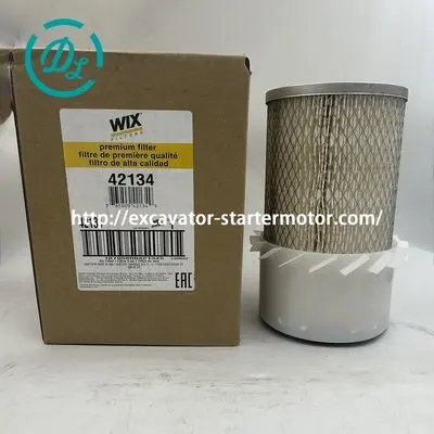 42134 235.7mm Engine Air Filter for John Deere Tractors, OEM/reference 42134, Finned Cellulose Engine Air Filter, product view 6