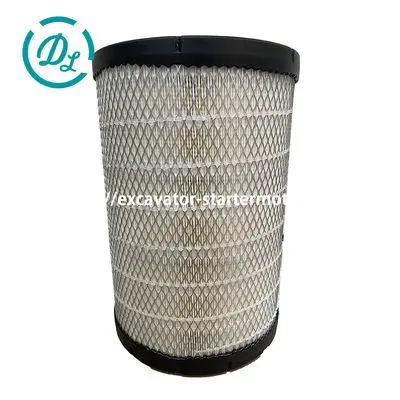 46607 417.8mm Heavy-Duty Air Filter for Komatsu PC300-7 PC360LC-10, OEM/reference 46607, Heavy-Duty Outer Engine Air Filter, product view 1