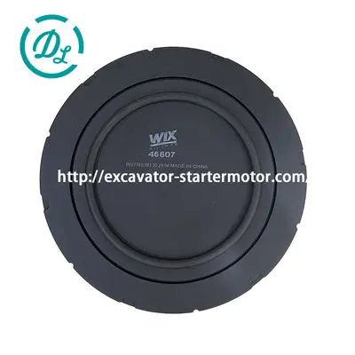 46607 417.8mm Heavy-Duty Air Filter for Komatsu PC300-7 PC360LC-10, OEM/reference 46607, Heavy-Duty Outer Engine Air Filter, product view 4