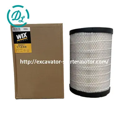46607 417.8mm Heavy-Duty Air Filter for Komatsu PC300-7 PC360LC-10, OEM/reference 46607, Heavy-Duty Outer Engine Air Filter, product view 5