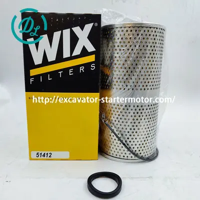 51412 19-Micron Hydraulic Filter for Komatsu PC WA HD Equipment, OEM/reference 51412, 19-Micron Full-Flow Hydraulic Filter Element, product view 5