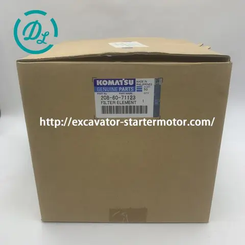 208-60-71123 Hydraulic Steering Filter for Komatsu PC400-7 PC450-7, OEM/reference 208-60-71123, Hydraulic / Transmission Steering Filter Element, product view 3