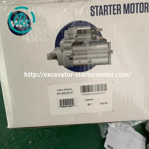 0001330014 24V 7.5kW 12T Starter Motor for Liebherr D934 LH30, OEM/reference 0001330014, Starter Motor, product view 4