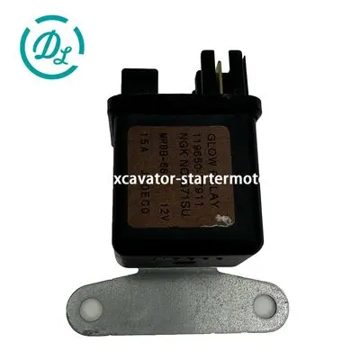 119650-77911 Glow Plug Relay for XCMG XE35U, OEM/reference 119650-77911, Glow Plug Relay, product view 1