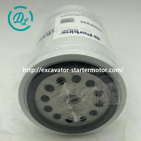 2656F843 Fuel Filter for Perkins 1104D 1106D Engines, OEM/reference 2656F843, Fuel Filter, product view 2